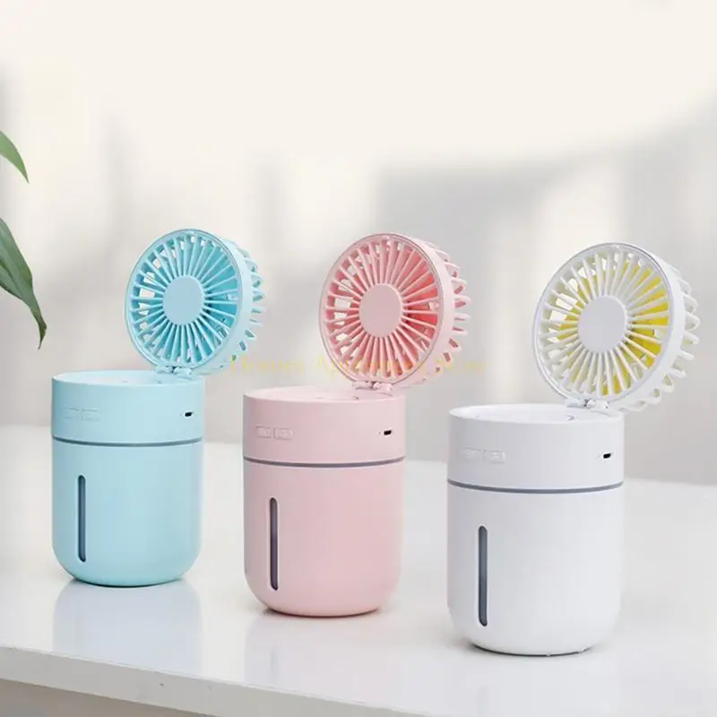 Umidificati muti D0AB per W/ Fan ricaricabile super tranquilla per umidificatore nebbia per camera da letto