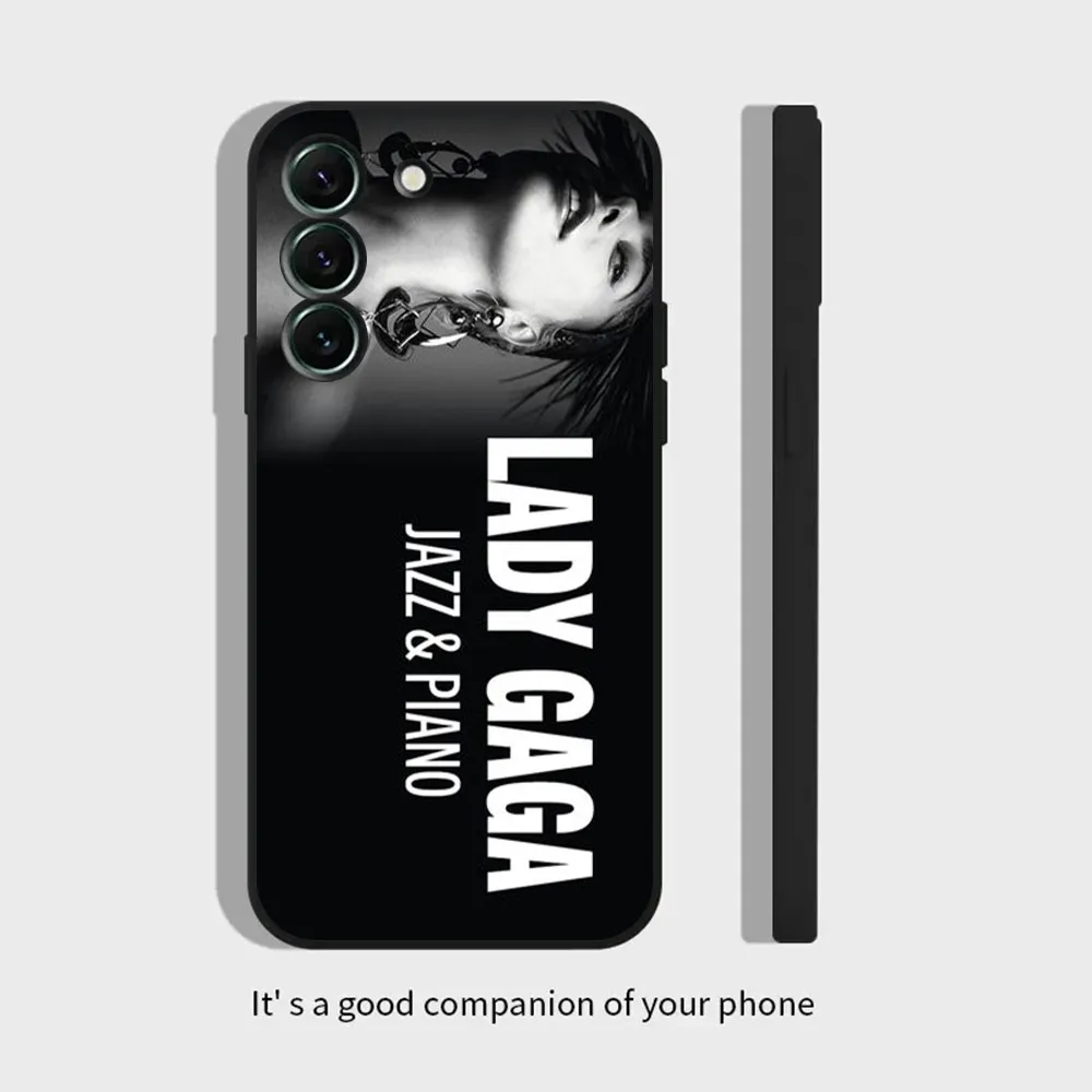 Singer L-Lady Gaga Phone Case For Samsung S21,S22 Ultra,S20,S30 plus,S22 plus,S23,S30 ultra 5G Silicone Cover