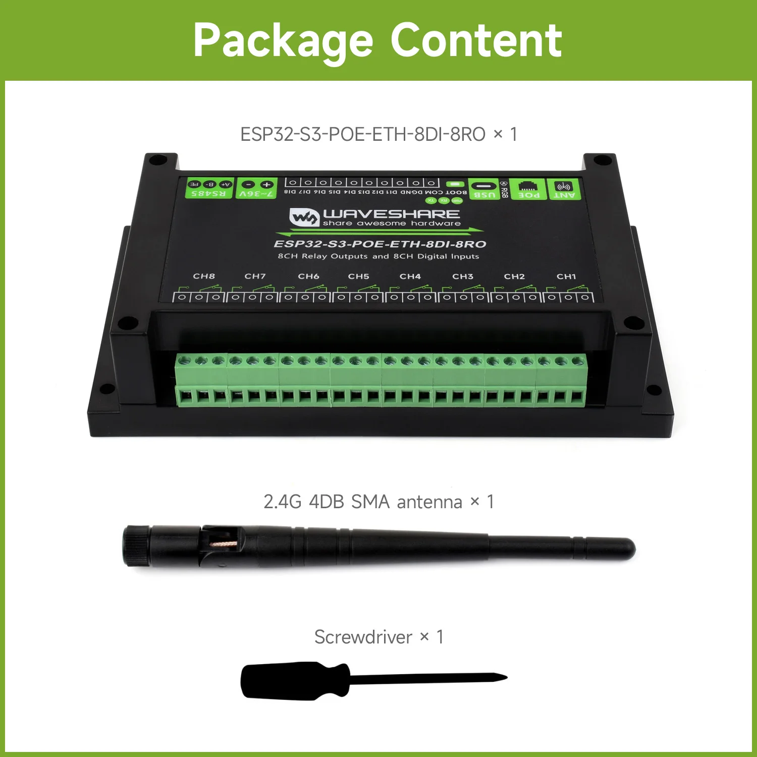 Variant: PoE Ethernet Port