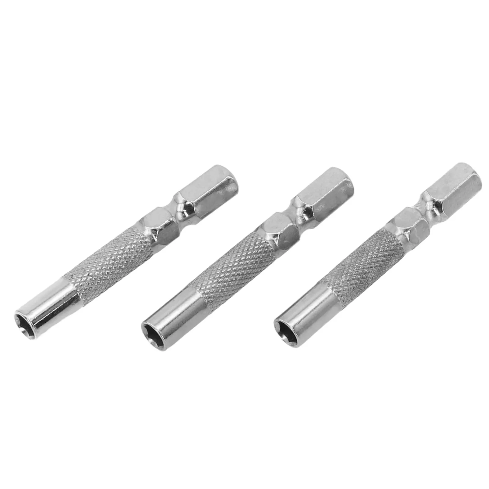 Adaptador de broca de inserción hexagonal, 2-5 uds., 6,35mm, 1/4 pulgadas, destornillador eléctrico, soporte magnético, adaptador de broca de inserción hexagonal de acero al cromo-vanadio
