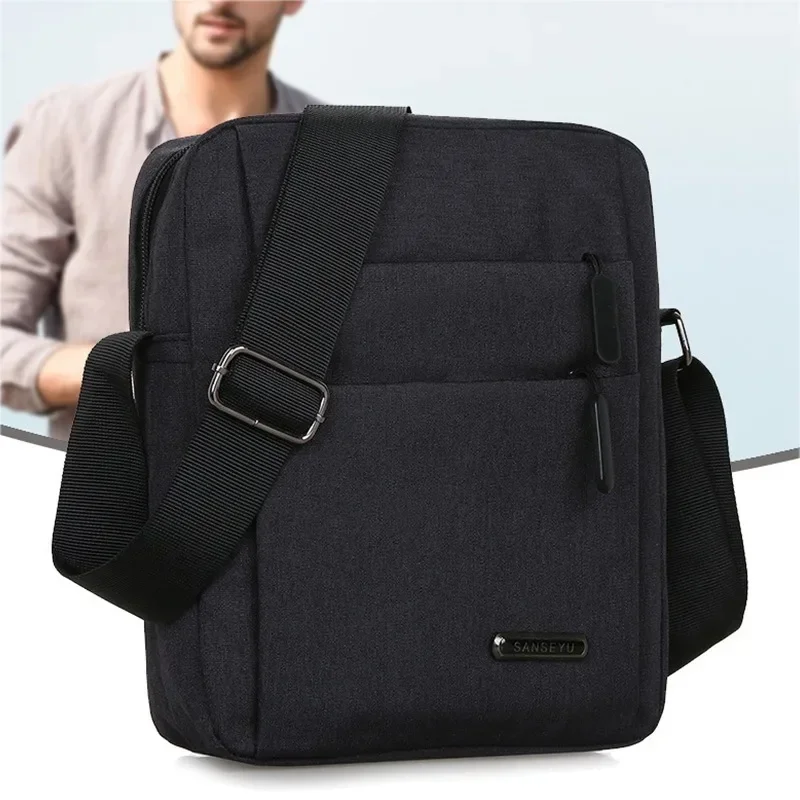 Hoge Kwaliteit Multi Layer Rits Diagonale Heren Handtassen Oxford Tas Voor Man Schouder Messenger Tassen Heren Casual Bussiness Tassen