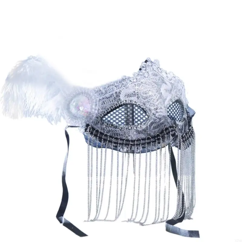 N7YF Women Men Costumes Mask Festival Halloween Face Cover Masquerade Half Face Mask Carnivals Mask Party Performances Mask