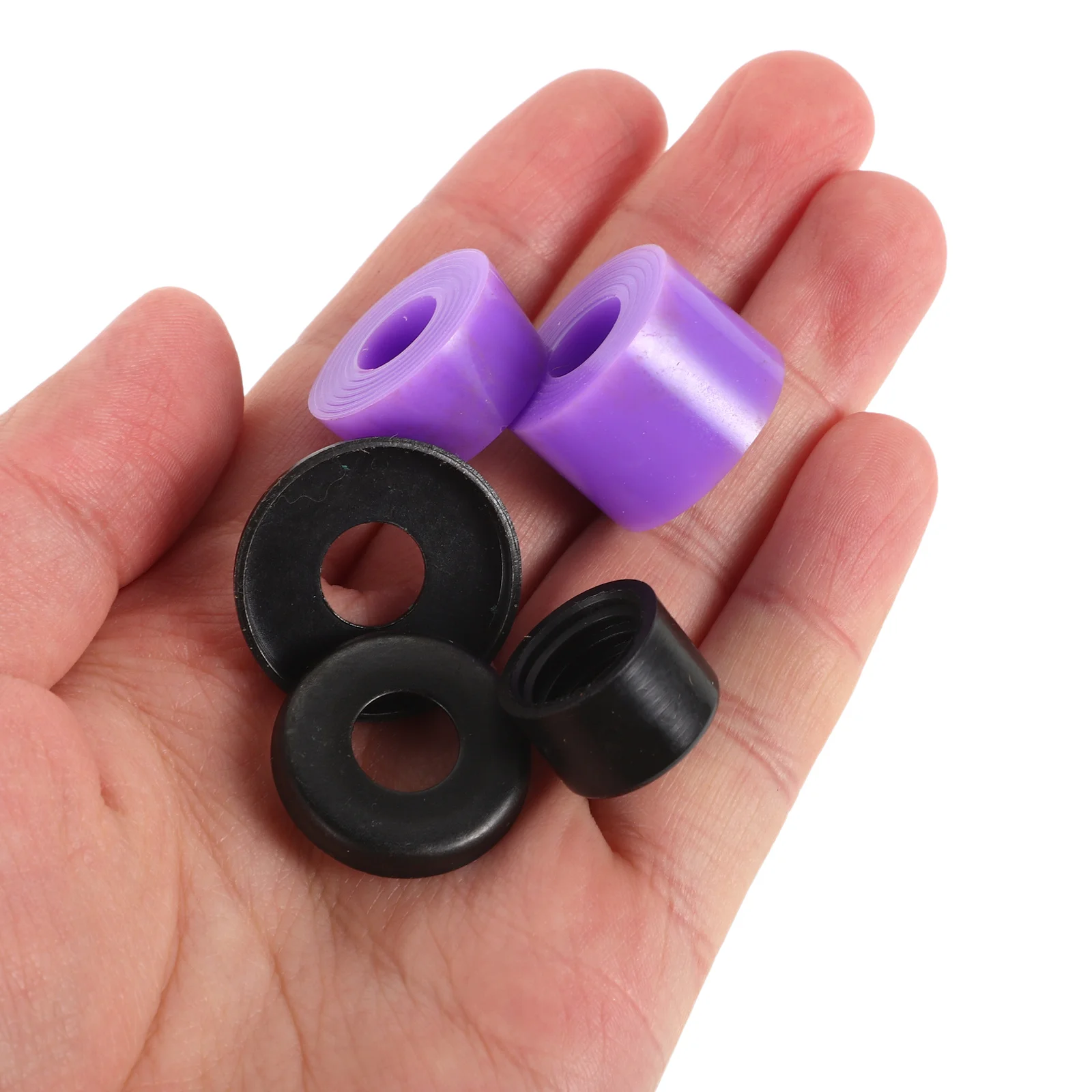 البطانات لوح التزلج، وسادات الصدمات الأرجوانية، ممتصات البولي يوريثان، غسالات الشاحنات، الأكواب المحورية #4