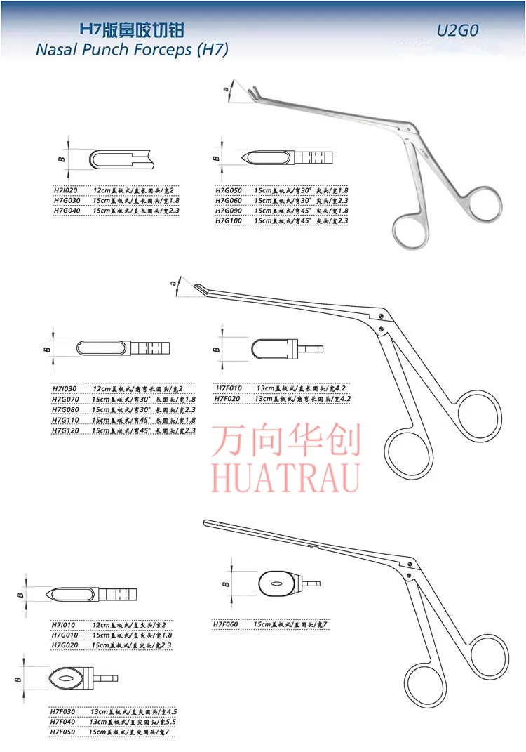 

Admiralty otolaryngology surgical instruments medical nasal bone biting forceps nasal tissue biting forceps polyp forceps bone s