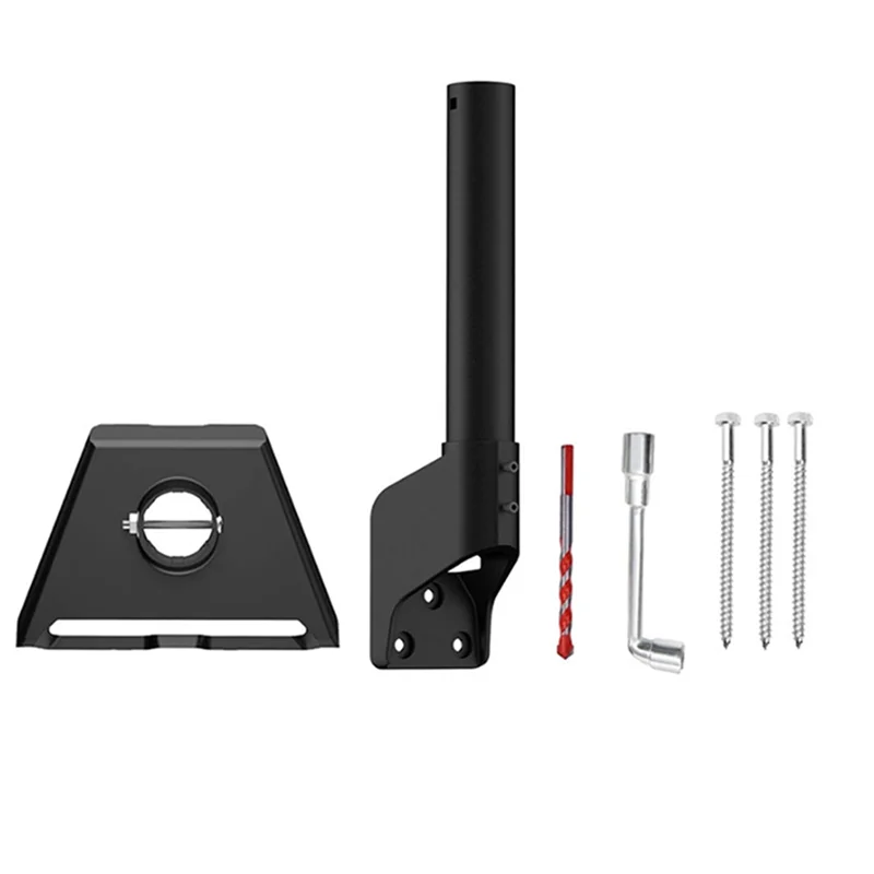 ABZW Adjustable Wall Mount Kit For Starlink Gen 3- 360° Rotatable Short Roof Pole Mount With Bracket Screws For Starlink V3