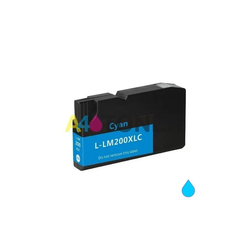 Lexmark ink cartridge No. 200XL cyan compatible with original ink cartridge lexmark 14L0198/14L0175E A4toner.com