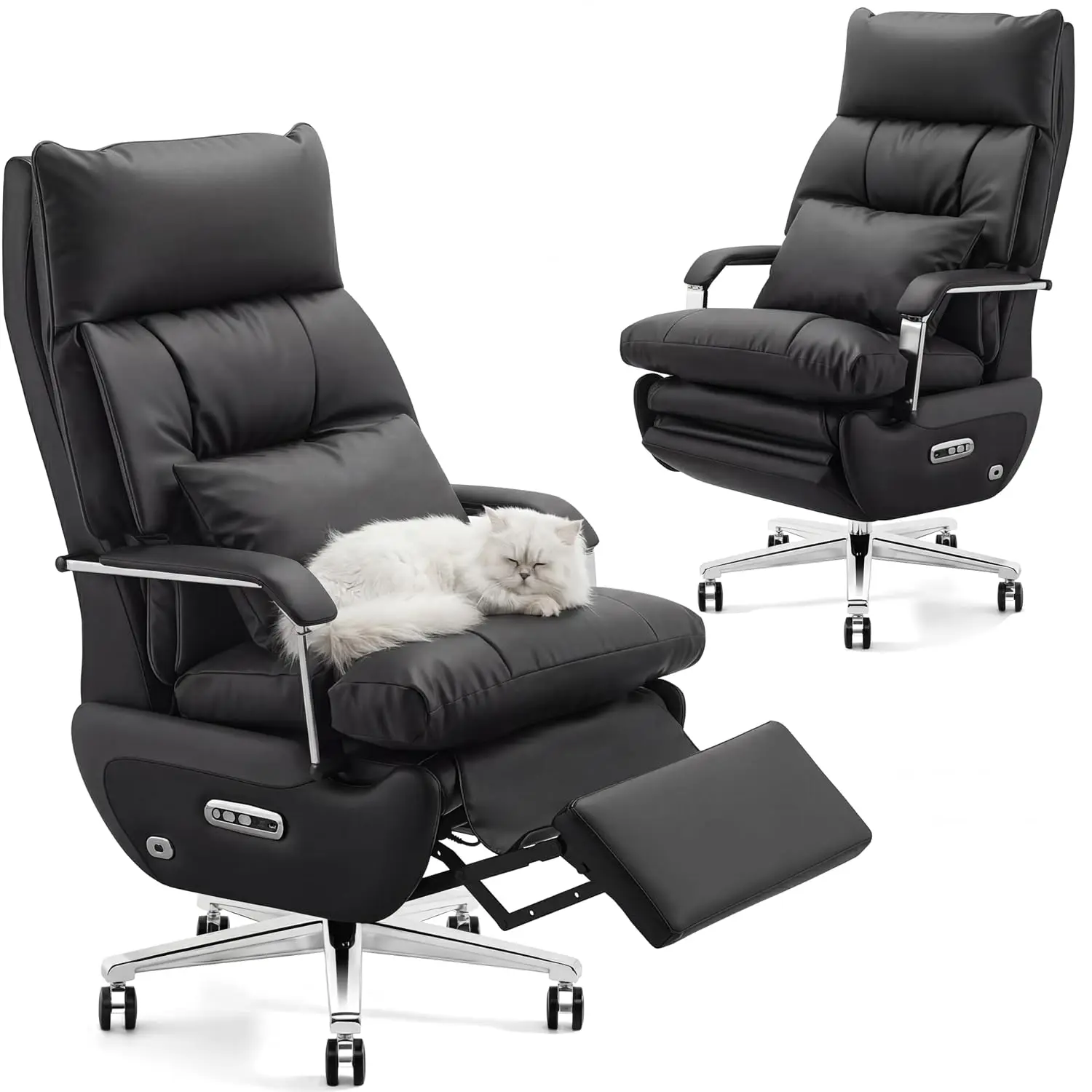Dual Motor Executive Office Chair Big & Tall 450lbs Electric, Customized
