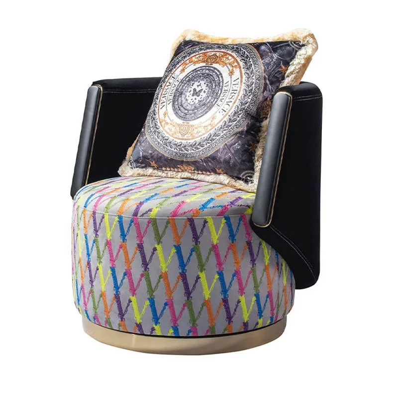 

Italian light luxury designer sofa chair