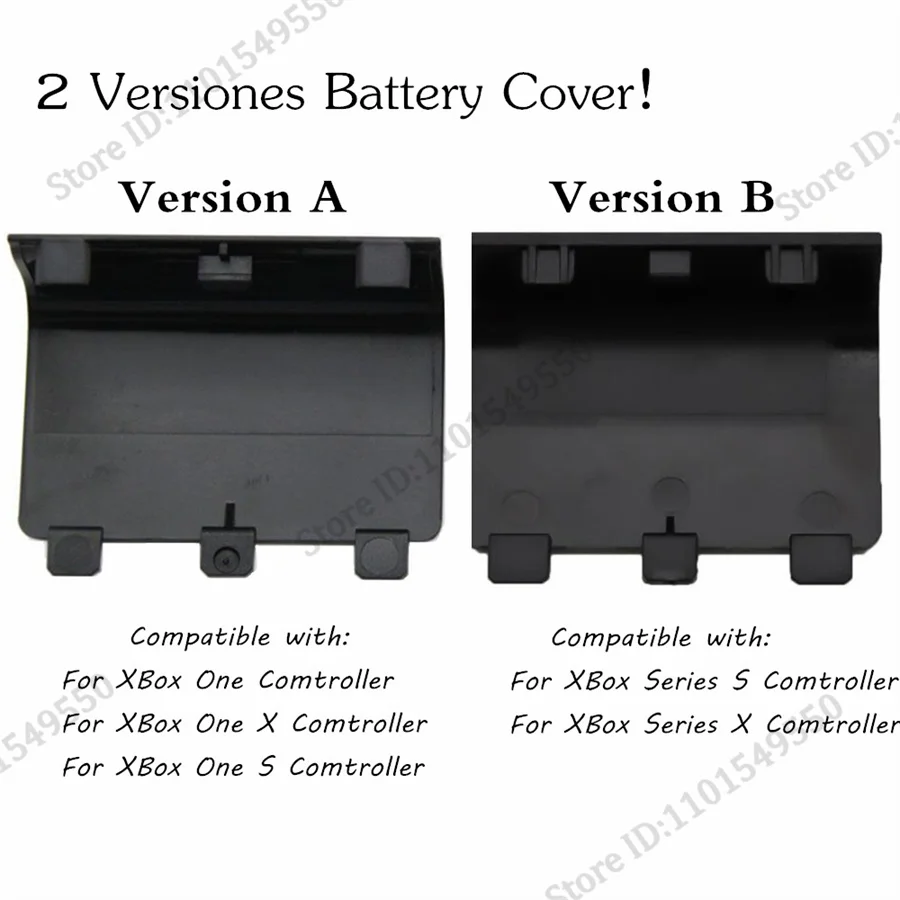 100PCS für Xbox One Serie X S Wireless Controller Kunststoff Batterie Shell Deckel Zurück Fall Ersatz Gehäuse Tür Abdeckung – Detail 1