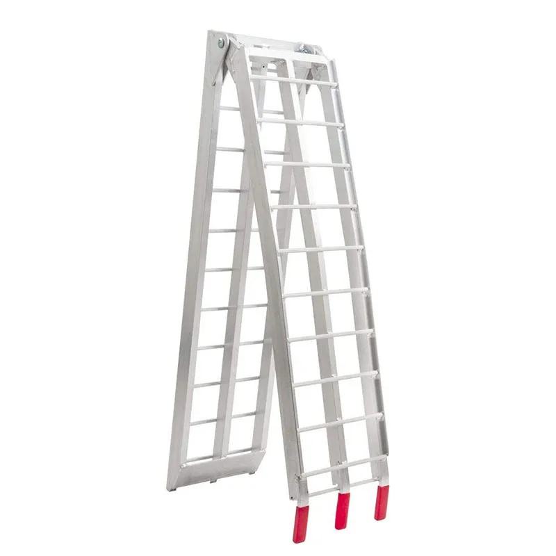 

Motorcycle slope climbing ladder ramp anti-skid aluminum alloy transport package