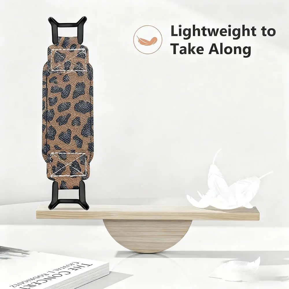 

Ремешок для планшета с леопардовым принтом, эластичный нескользящий держатель для чтения электронных книг из искусственной кожи для Kindle/Kobo/Voyaga/Lenovo/Sony 6-8 дюймов, планшета для электронных книг