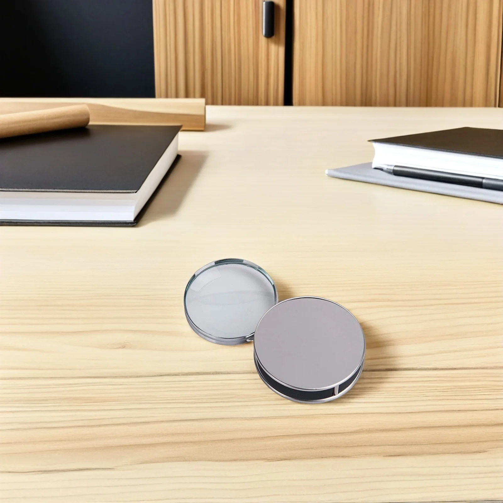 

Portable Foldable Round 20X Magnifying Glass Metal Protective Case Pocket Handheld Loupe Lens for Reading Inspection Jewelry