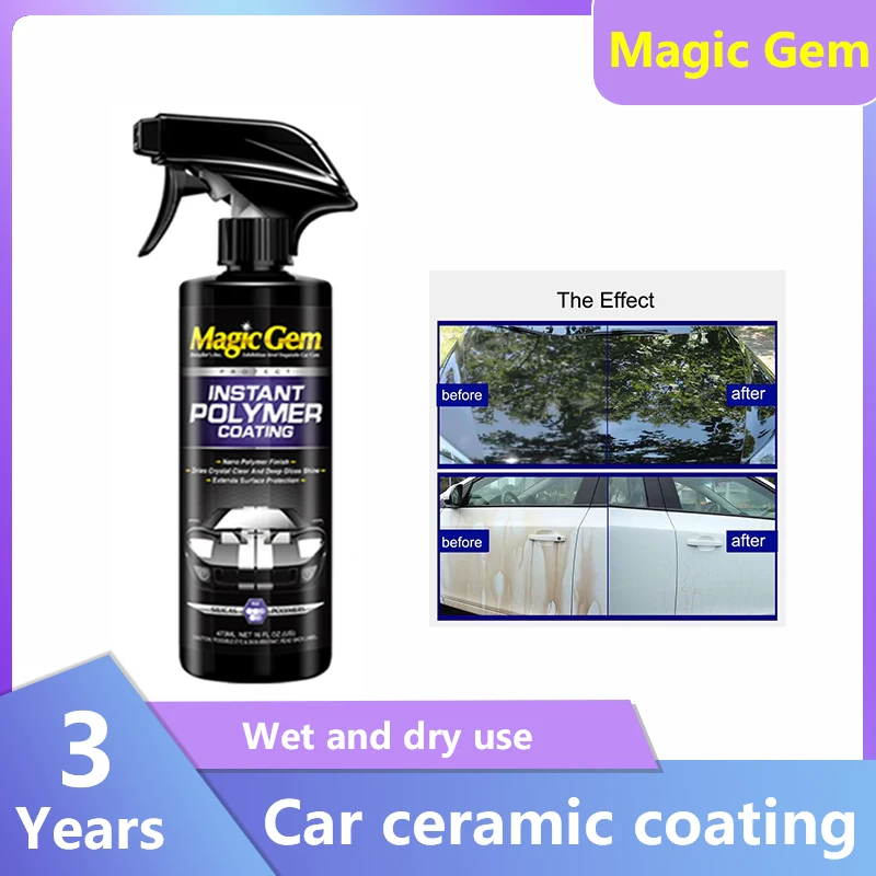 

Nano Ceramic Car Coating High Gloss Ceramic Liquid Spray Paint Care Car Polish Nanos Hydrophobic Coating Wax Auto Detailing