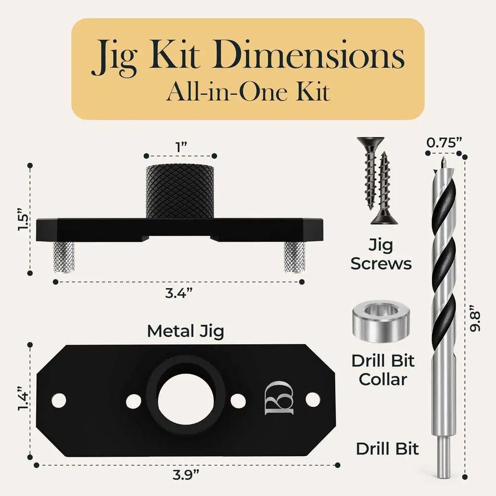 Robuste 5 schwebende Regalhalterungen mit 3/4-Stange, 4er-Pack – verdeckte Halterung für Heimregale