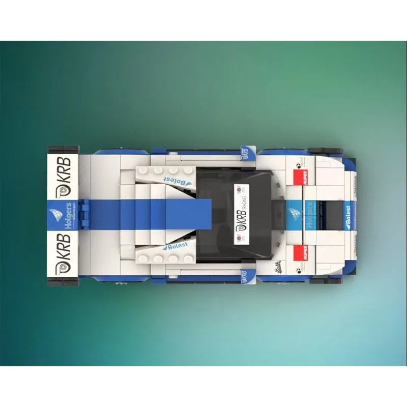 MOC-196686NewClassic Iconic Sports Racing Car Building Block Model، 302Parts، لعبة مكعبات بناء عيد ميلاد الأولاد والأطفال هدية