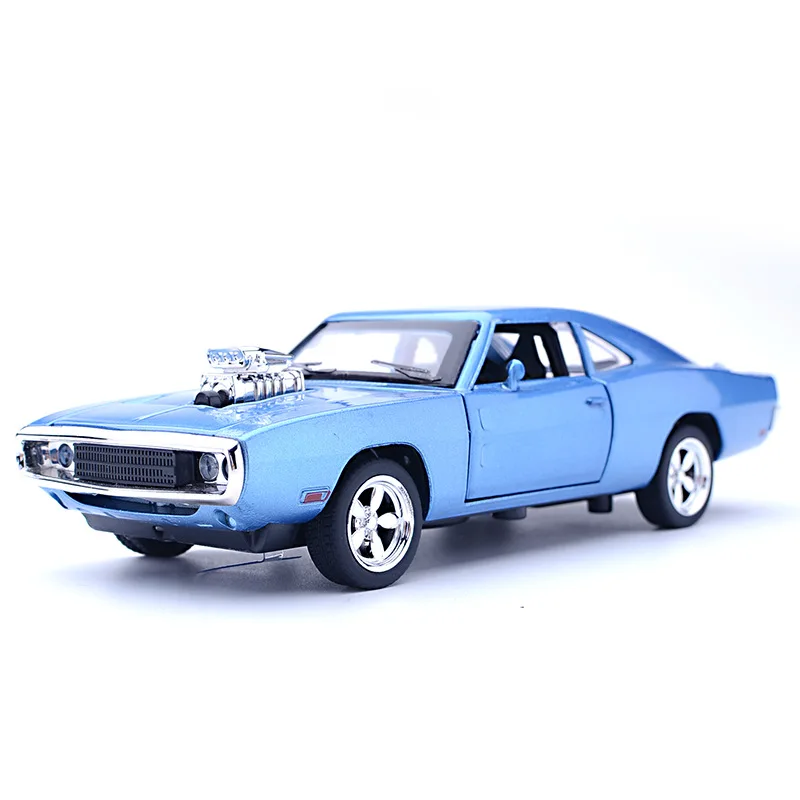 Muscle car alloy Lycra sports car toy dodge war horse passion speed car model collection car model simulation pull back sound an