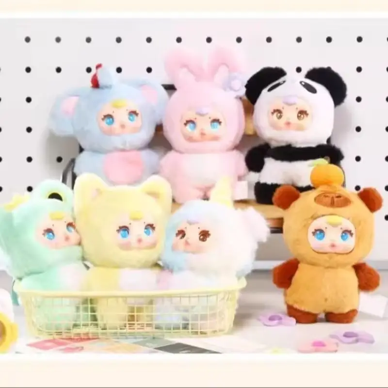 

Cute Milk Candy Plush Blind Box Backpack Pendant Backpack Mystery Box Decor Keychain Exquisite Toys Girl Friend Holiday Gift