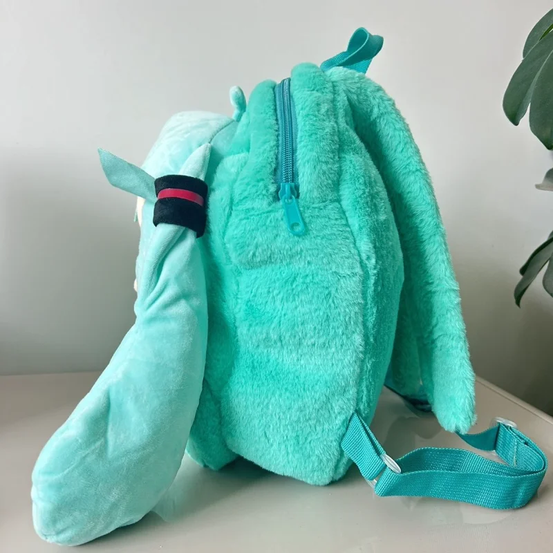 Hatsune Miku Sweet And Cute Creative Anime Picture Embroidery Fashion Large Capacity Storage Soft Plush Backpack Girl Toy Gift
