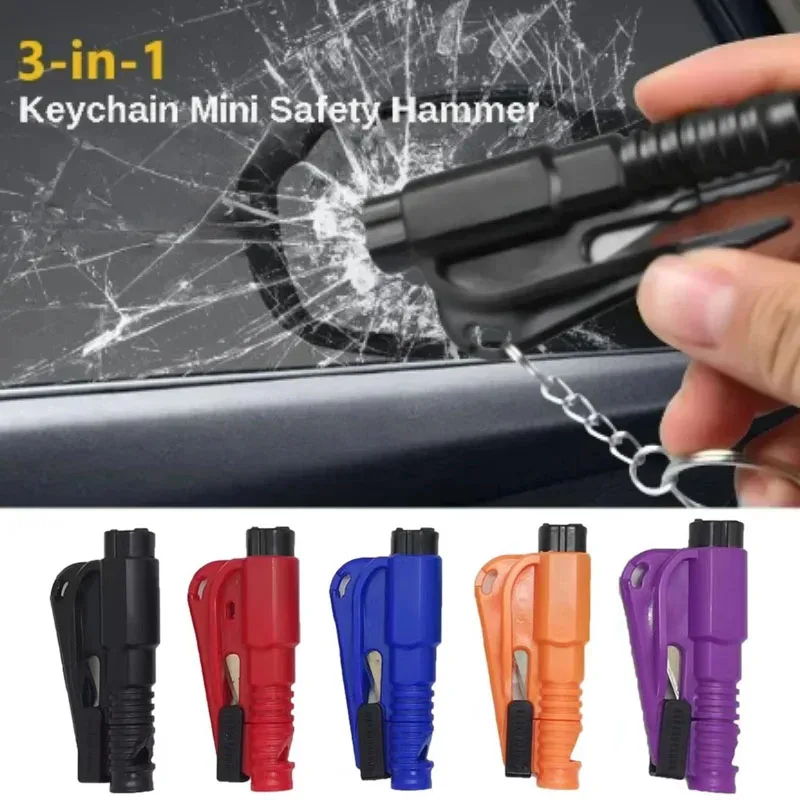 New Car Mini Safety Hammer Car With A Multi-Functional Escape Hammer To Break The Glass Rescue Hammer Car Window Window Breaker