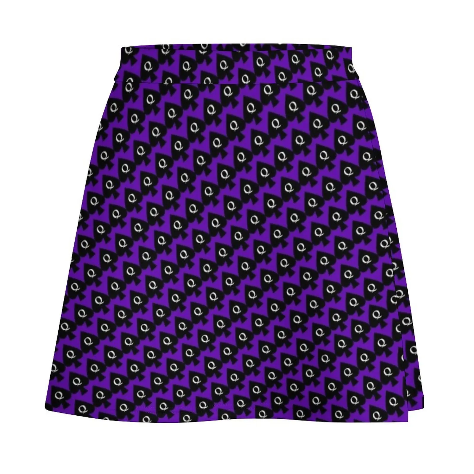 Mini jupe violette pour femme, vêtements Kpop, Hot Wife Avancing TS, Queen of Spades