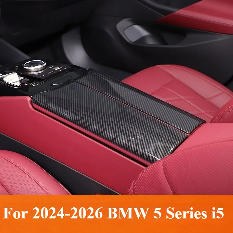 

For BMW 5 Series i5 2024-2026 G60 G68 ABS Armrest Cover Center Console Protector，Scratch-resistant car interior accessories