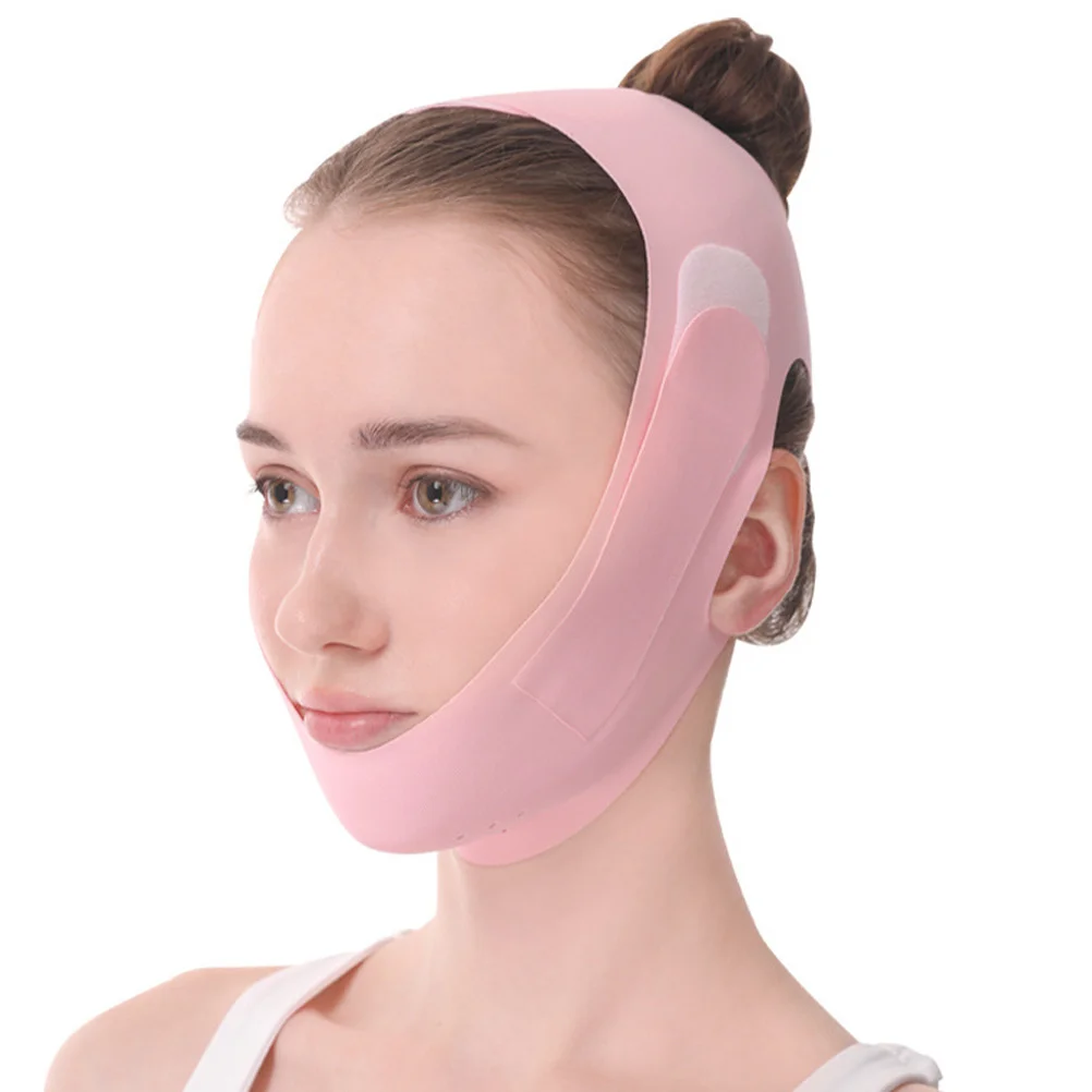 Herbruikbaar hefmasker Kinliftband Dubbele kin Gezichtsvormer Gezichtsbeeldhouwen Masker Slaapriem