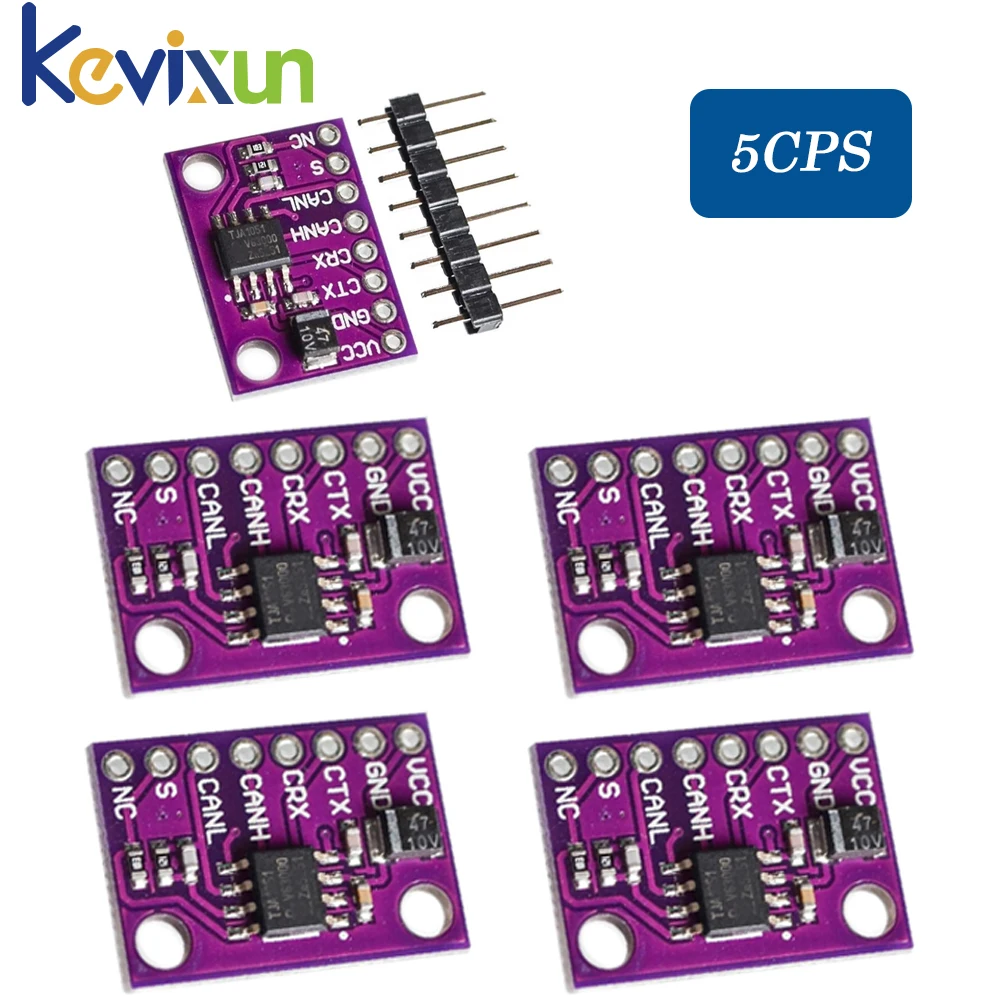 1-10pcs 3V-5V CJMCU-1051 TJA1051 Module CAN Transceiver High Speed Low Power Consumption For Arduino