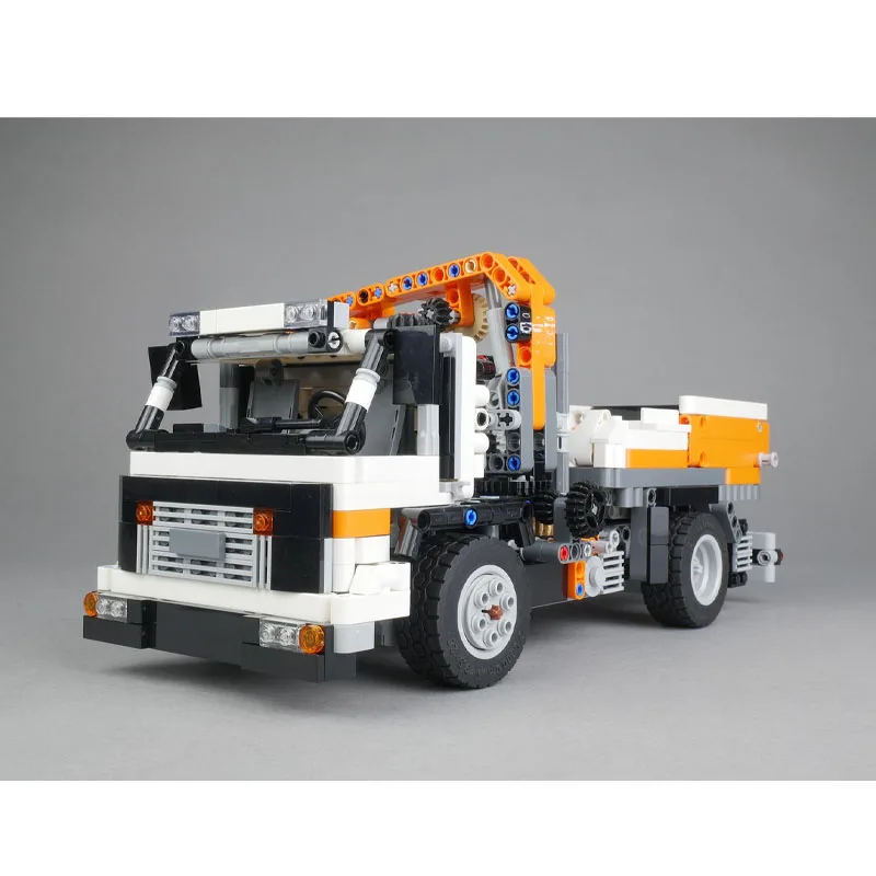 MOC-173155 Neues Frachtkran-LKW-Bausteinmodell 1051 Teile MOC Kreatives Spielzeug für Jungen Kindergeburtstag und Neujahrsgeschenk
