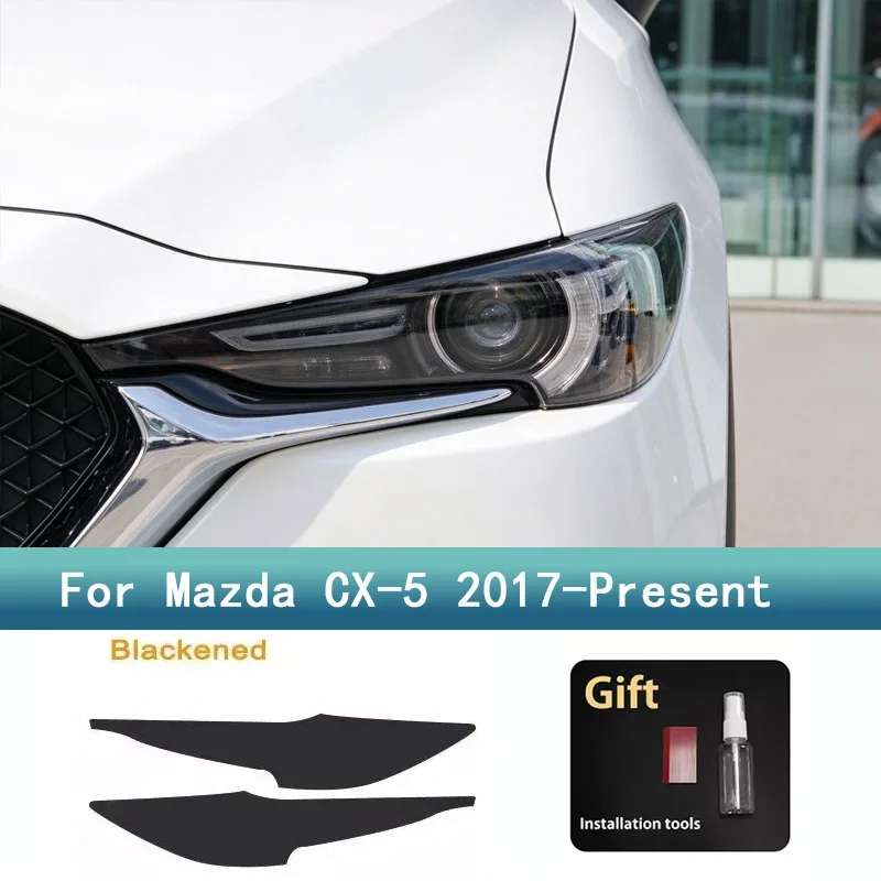 For Mazda CX-5 2017-2021 TPU Paint Protection Film Car Pre-cut Clear Headlight Rearview Anti-scratch Invisible Clear Car Film