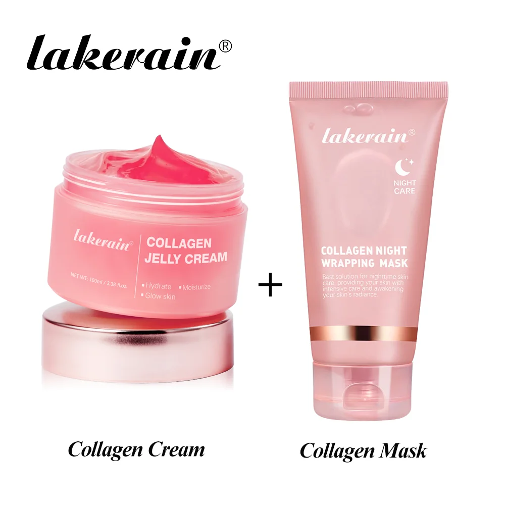 Collageen Wikkelen Peel-off Masker Verjonging Hydraterende Verhelderende Koreaanse Gezichtsmasker Maak Glowy Huid Elasticiteit Gezichtsmasker