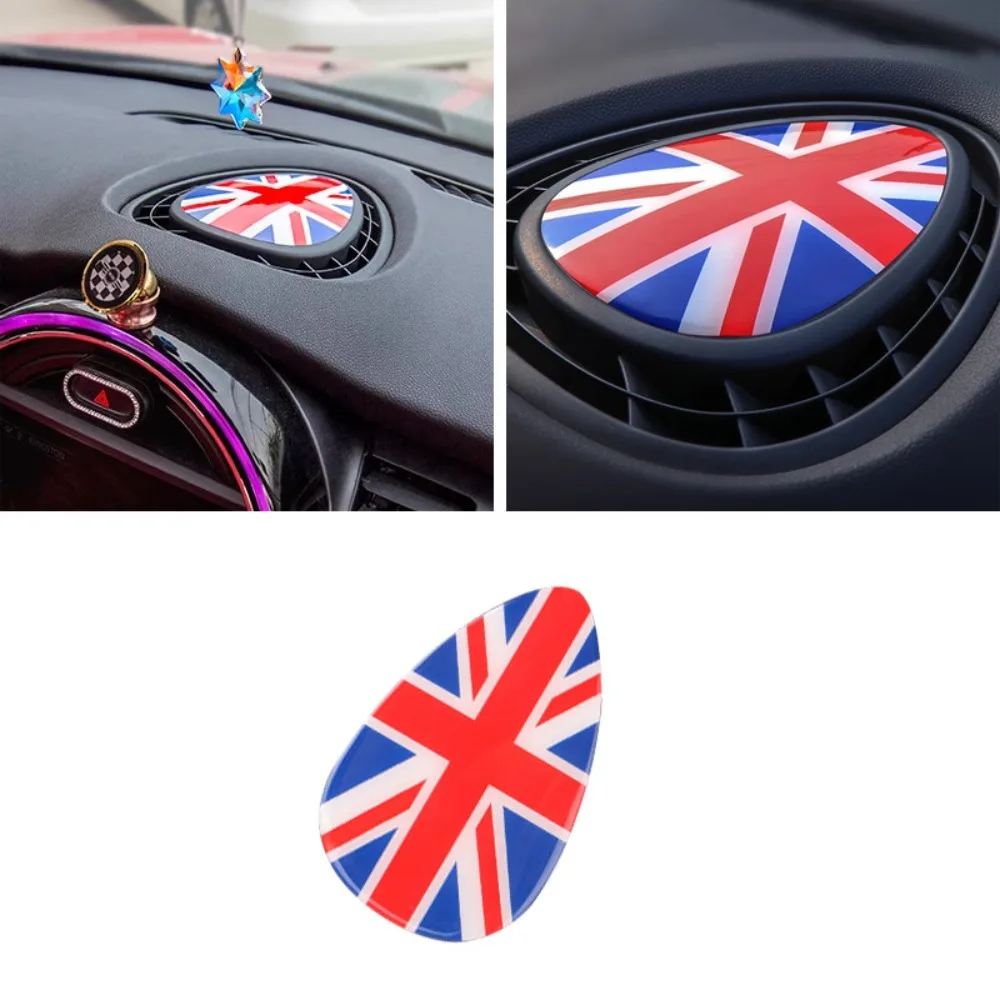 New Fits For Mini cooper one F54 Clubman F55 Hardtop F56 Hatchback Central Air Outlet Leather Dedicated Cover Sticker Accessorie