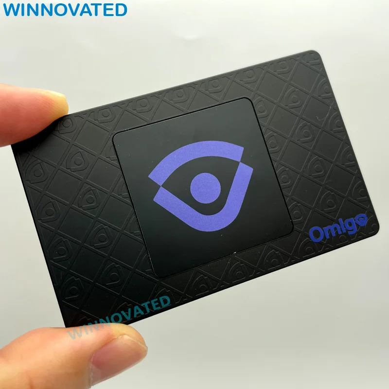 Customized product High Quality Custom Branded Logo NFC Metal Business Smart Card