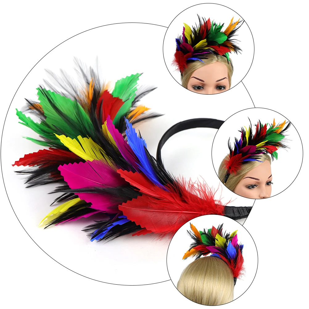 

Colorful Headband Elegant Hair Accessories Girls Ladies Prom Party Headwear Hoops Design Chic Headdress Hair