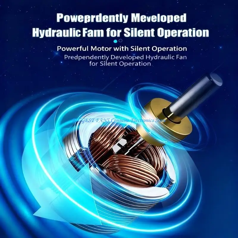 وسادة تبريد بارتفاع قابل للتعديل مع محاور USB مزدوجة لأجهزة الكمبيوتر المحمول مقاس 12-16 بوصة