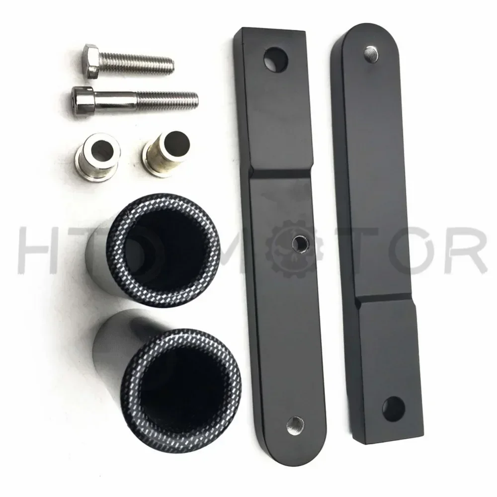 Защита слайдера рамы для Honda 2009-2012 CBR 600RR 2010 2011, запасные части для мотоциклов из углеродного волокна, без разреза