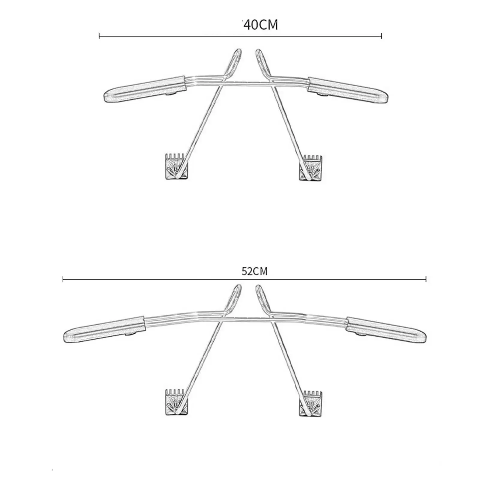 Car Headrest Coat Hanger, Car Clothes Holder Clothes Jacket Holder