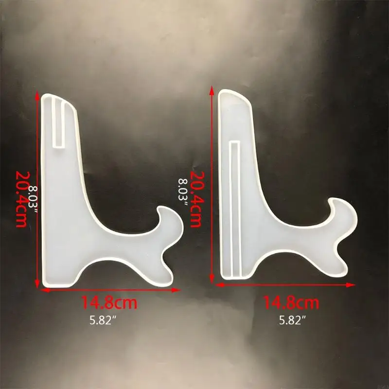 R66A Silicone Clock Storage Stand Fold Epoxy Resin Hình ảnh Khung hiển thị khuôn đứng