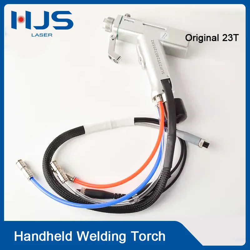 HJS Original SUP23T Metal Handheld Laser Welding Torch - Portable Small-Size 4-in-1 Welding Head Accessories for Metal