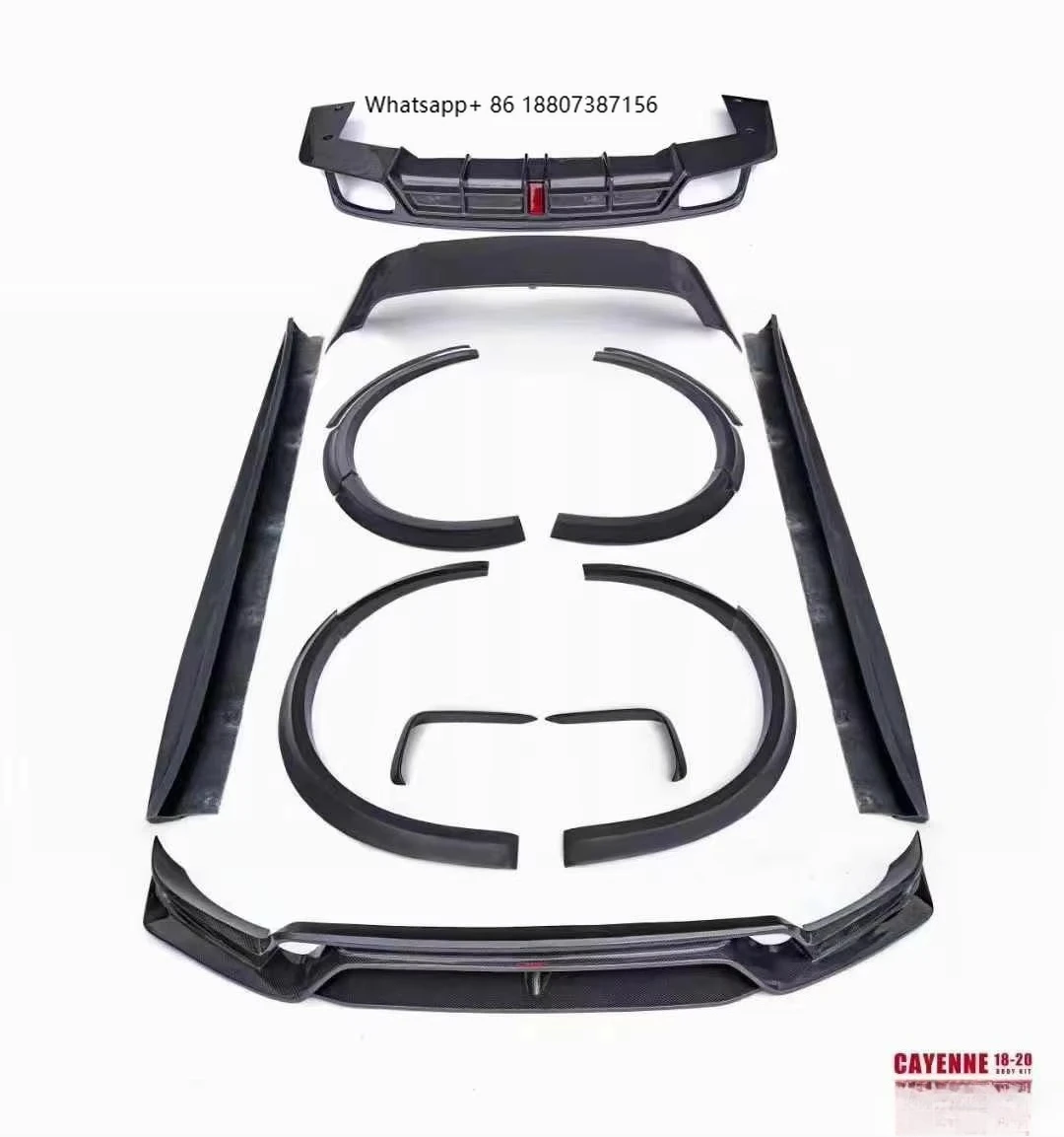 Runde Perfectly Adapts forPorsche Cayenne Coupe Upgraded  CMST Style High-quality Carbon Fiber Body Kit Factory Direct Sales