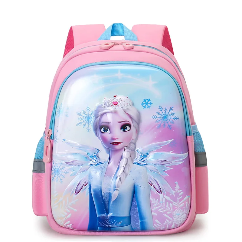 Disney Frozen Girls School Bags Boys Kindergarten Bag Elsa Anna Spider Man Primary Student Shoulder Orthopedic Backpack Mochilas