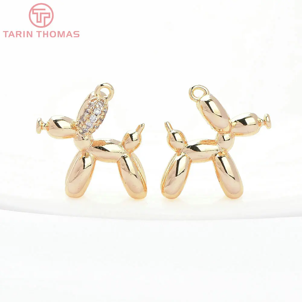 (4576) 24K الذهب اللون النحاس مع الزركون الحيوان على شكل المعلقات عالية الجودة Diy بها بنفسك صنع المجوهرات النتائج اكسسوارات بالجملة #5