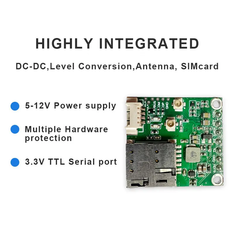 SIMcom LTE CAT1 A7680C CoreBoard com versão de dados versão GNSS