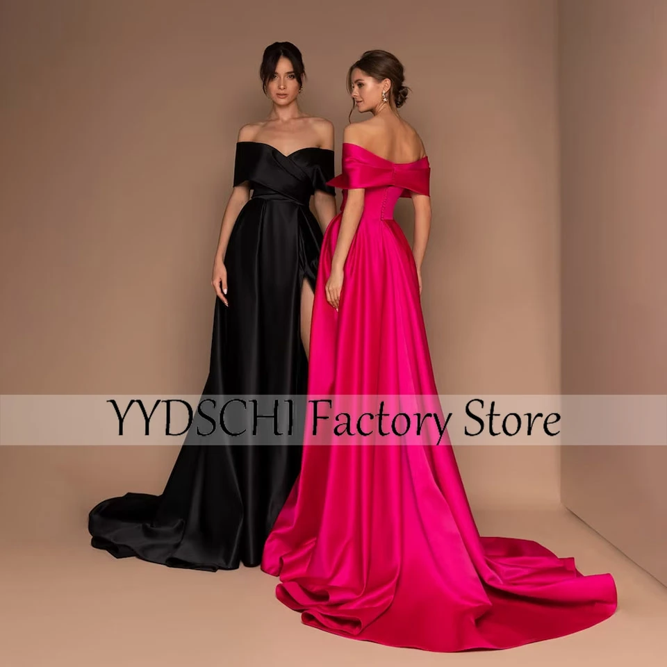 

Vintage Beading Evening Dresses 2023 Black Luxury A-Line O-Neck Prom Dresses Sexy 2024 Formal for Women vestidos de noche 2023