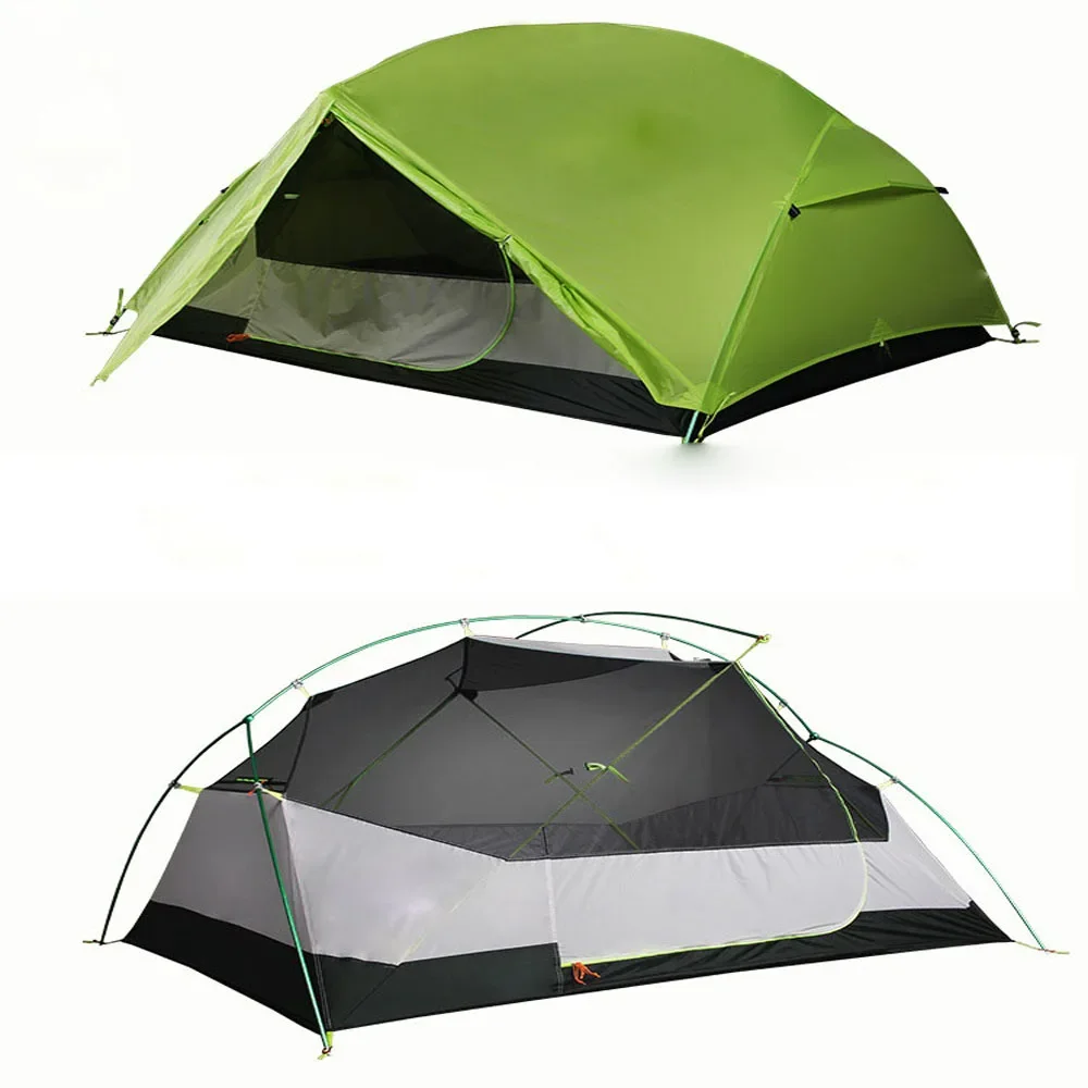 2 Person  Ultralight TentDouble Door Waterproof Breathable Tear-resistant Easy To Build Outdoor Tent