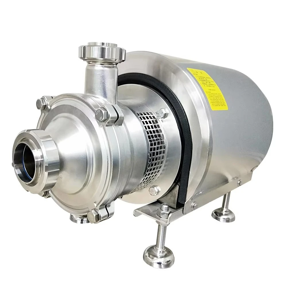 Mobile Beverage Stainless Steel Hygienic Self-priming Food Grade Single Stage Liquid Impeller Electric Transfer Pump