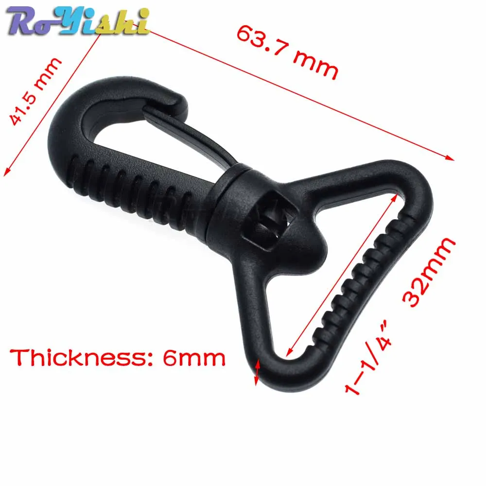 Plastic Swivel Snap Hooks For Bag Belts Straps Keychain Clasp Backpack Accessories Webbing 25mm 32mm 38mm 50mm