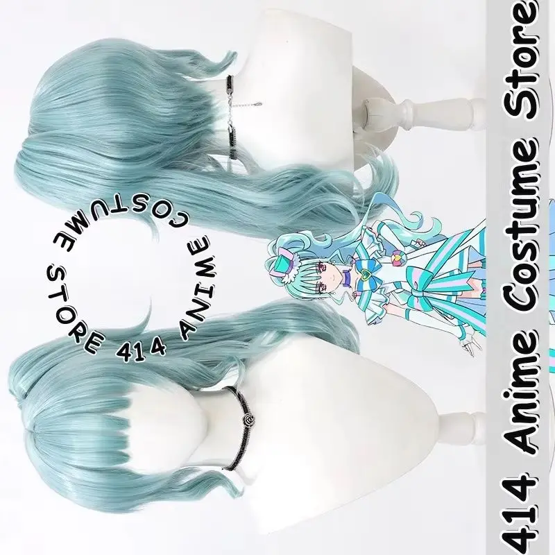 

Game & Anime Mayu Nekoyashi Cosplay Wig Wonderful Precure Ponytail Simulation Scalp Heat-Resistant Fiber Synthetic Hair