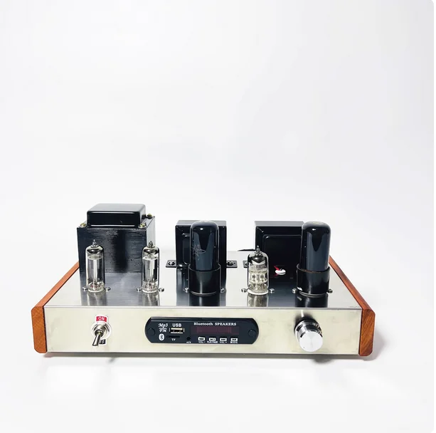 

6p6p Vacuum Tube Amplifier Diy Kit Hifi Class A Power Amplifier High Power 5w*2 Bluetooth 5.0 Home Amp Usb Player