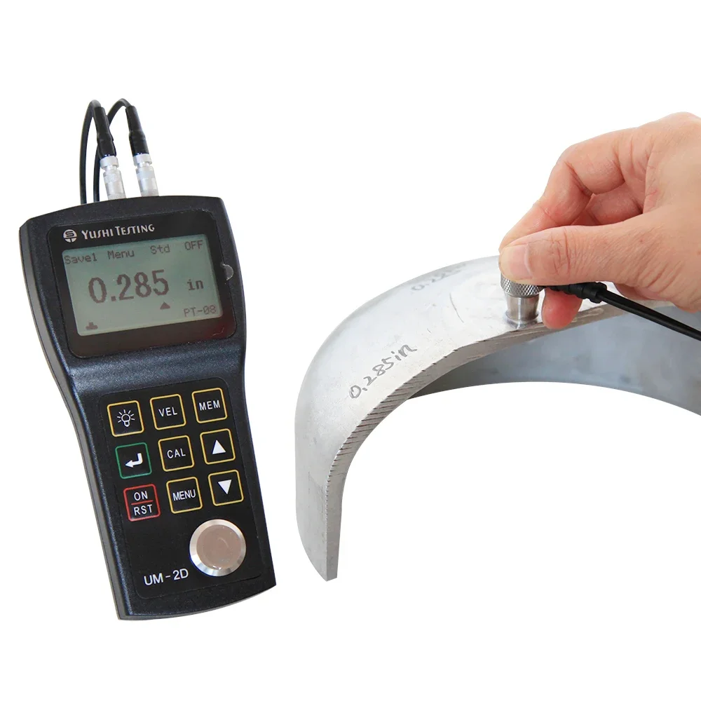 

YUSHI Portable Digital Ultrasonic Thickness Gauge UM-2 0.01mm Thickness Measurement for NDT UT Factory Industrial