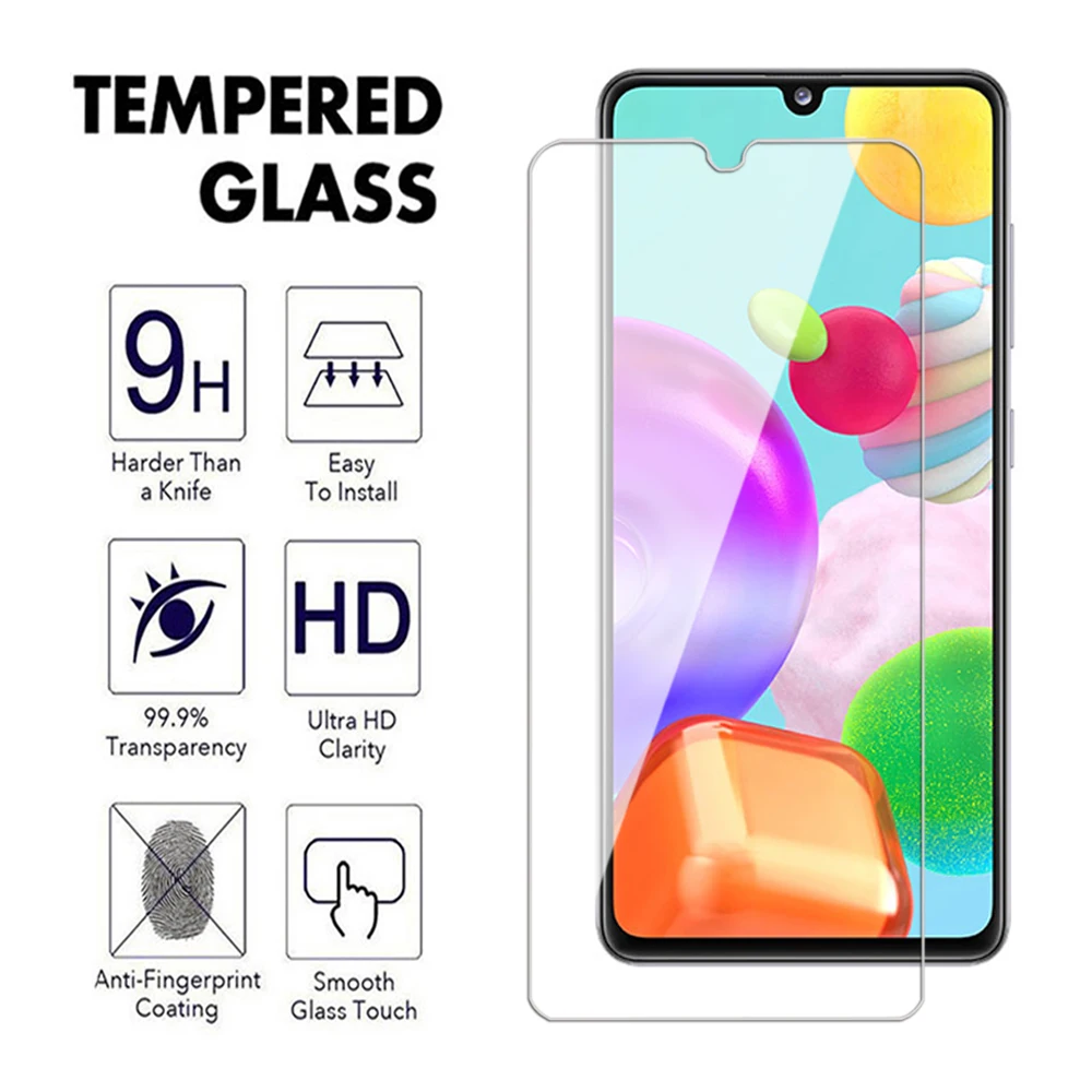 Tempered glass For Samsung Galaxy A71 A72 A73 A51 A52 A53 A54 A55 A41 A42 Scren Protector For Samsung S10E Note 10 Lite Film 9H